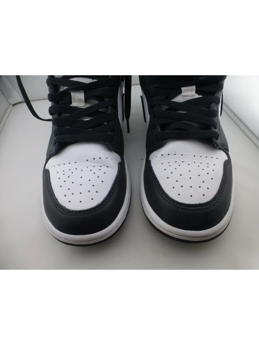 Nike Air Jordan 1 Mid Black White Black Men's Sneakers US 8 FB9911-0 - M14